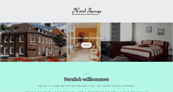 Desktop Screenshot of hotel-runge.de