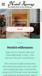 Mobile Screenshot of hotel-runge.de