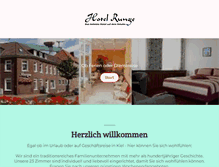 Tablet Screenshot of hotel-runge.de